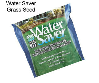 Water Saver Grass Seed