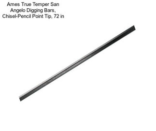 Ames True Temper San Angelo Digging Bars, Chisel-Pencil Point Tip, 72 in