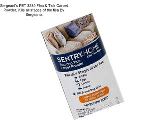 Sergeant\'s PET 3235 Flea & Tick Carpet Powder, Kills all stages of the flea By Sergeants