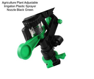 Agriculture Plant Adjustable Irrigation Plastic Sprayer Nozzle Black Green