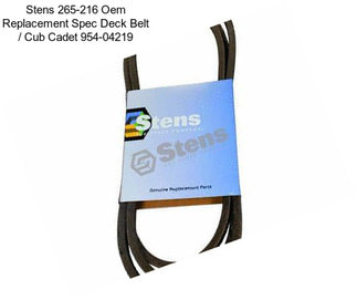 Stens 265-216 Oem Replacement Spec Deck Belt / Cub Cadet 954-04219