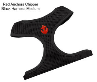 Red Anchors Chipper Black Harness Medium