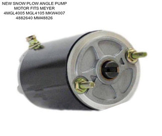 NEW SNOW PLOW ANGLE PUMP MOTOR FITS MEYER 4MGL4005 MGL4105 MKW4007 4882640 MM48826