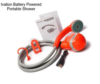 Ivation Battery Powered Portable Shower