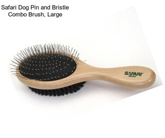 Safari Dog Pin and Bristle Combo Brush, Large