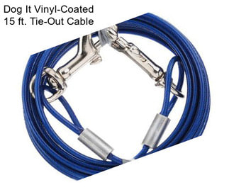 Dog It Vinyl-Coated 15 ft. Tie-Out Cable