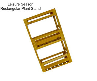 Leisure Season Rectangular Plant Stand