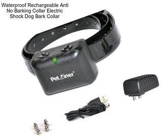 Waterproof Rechargeable Anti No Barking Collar Electric Shock Dog Bark Collar