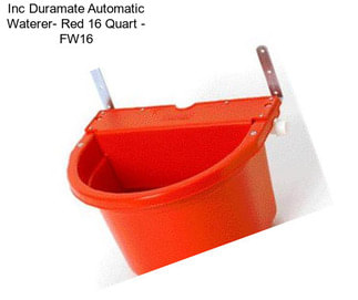 Inc Duramate Automatic Waterer- Red 16 Quart - FW16