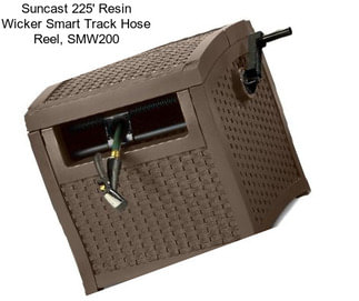 Suncast 225\' Resin Wicker Smart Track Hose Reel, SMW200