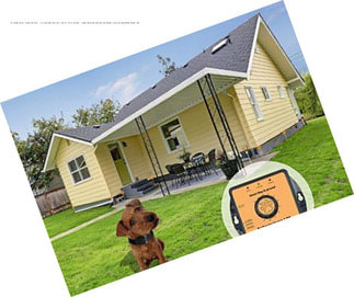 Pet Fencing System Wireless Dog Fence - In-Ground Radio Fence with 2,7000 Sq. Metre Coverage - Invisible Underground Dog Fence with Boundary Marks and Rechargeable Receiver Collar