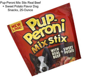 Pup-Peroni Mix Stix Real Beef + Sweet Potato Flavor Dog Snacks, 25-Ounce