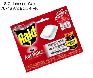 S C Johnson Wax 76746 Ant Bait, 4-Pk.