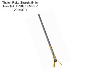 Thatch Rake,Straight,54 in. Handle L TRUE TEMPER 29140GR