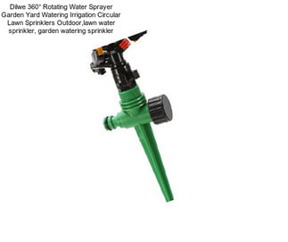 Dilwe 360° Rotating Water Sprayer Garden Yard Watering Irrigation Circular Lawn Sprinklers Outdoor,lawn water sprinkler, garden watering sprinkler