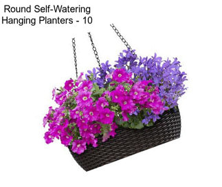 Round Self-Watering Hanging Planters - 10\