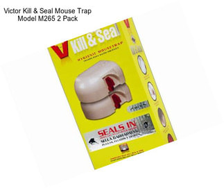 Victor Kill & Seal Mouse Trap Model M265 2 Pack