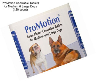 ProMotion Chewable Tablets for Medium & Large Dogs (120 count)