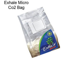 Exhale Micro Co2 Bag