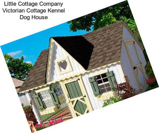 Little Cottage Company Victorian Cottage Kennel Dog House