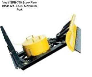 Vestil SPB-748 Snow Plow Blade 6 ft. 7.5 in. Maximum Fork