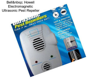 Bell  Howell Electromagnetic Ultrasonic Pest Repeller