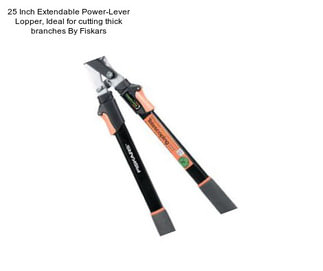 25 Inch Extendable Power-Lever Lopper, Ideal for cutting thick branches By Fiskars