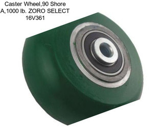 Caster Wheel,90 Shore A,1000 lb. ZORO SELECT 16V361