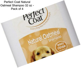 Perfect Coat Natural Oatmeal Shampoo 32 oz - Pack of 4