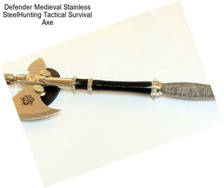 Defender Medieval Stainless SteelHunting Tactical Survival Axe