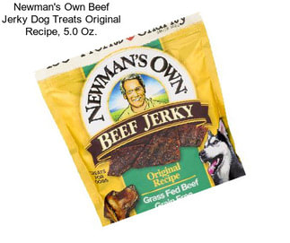 Newman\'s Own Beef Jerky Dog Treats Original Recipe, 5.0 Oz.