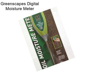 Greenscapes Digital Moisture Meter