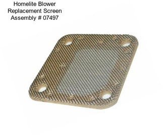 Homelite Blower Replacement Screen Assembly # 07497