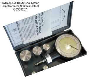 AMS ADDA-8458 Geo Tester Penetrometer,Stainless Steel G8358287