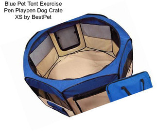 Blue Pet Tent Exercise Pen Playpen Dog Crate XS by BestPet