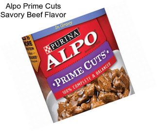 Alpo Prime Cuts Savory Beef Flavor