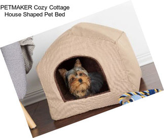 PETMAKER Cozy Cottage House Shaped Pet Bed