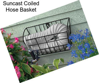 Suncast Coiled Hose Basket