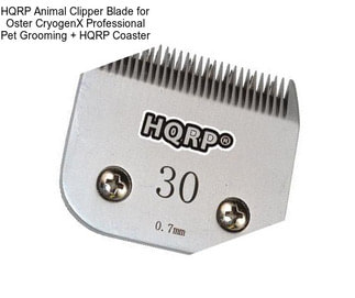 HQRP Animal Clipper Blade for Oster CryogenX Professional Pet Grooming + HQRP Coaster