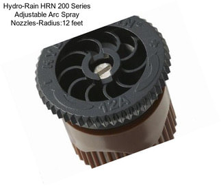 Hydro-Rain HRN 200 Series Adjustable Arc Spray Nozzles-Radius:12 feet