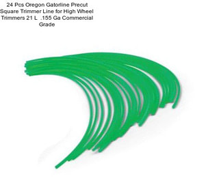 24 Pcs Oregon Gatorline Precut Square Trimmer Line for High Wheel Trimmers 21\