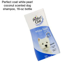 Perfect coat white pearl coconut scented dog shampoo, 16-oz bottle