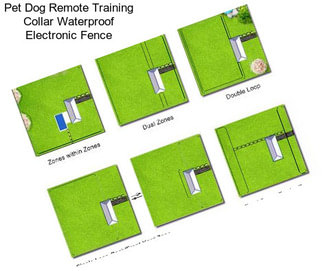 Pet Dog Remote Training Collar Waterproof Electronic Fence