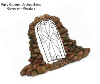 Fairy Garden - Arched Stone Gateway - Miniature