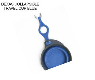 DEXAS COLLAPSIBLE TRAVEL CUP BLUE