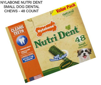 NYLABONE NUTRI DENT SMALL DOG DENTAL CHEWS - 48 COUNT