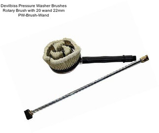 Devilbiss Pressure Washer Brushes Rotary Brush with 20\