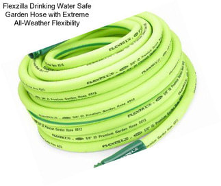 Flexzilla Drinking Water Safe Garden Hose with Extreme All-Weather Flexibility