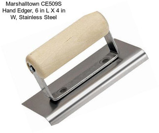 Marshalltown CE509S Hand Edger, 6 in L X 4 in W, Stainless Steel