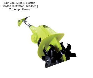 Sun Joe TJ599E Electric Garden Cultivator | 6.3-Inch | 2.5 Amp | Green